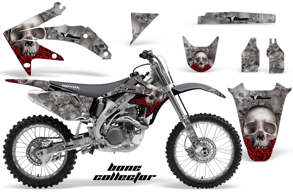 CRF450-05-08 Graphics Kit BONECOLLECTOR-SILVER